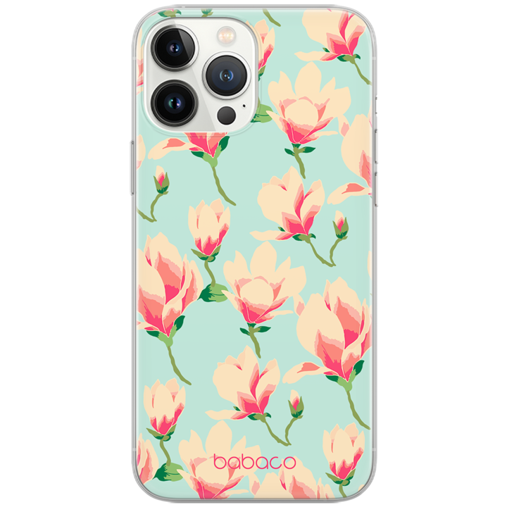 Husa telefon Babaco, model Flowers 016 Mint, TPU, pentru Samsung S20 ULTRA/S11 PLUS