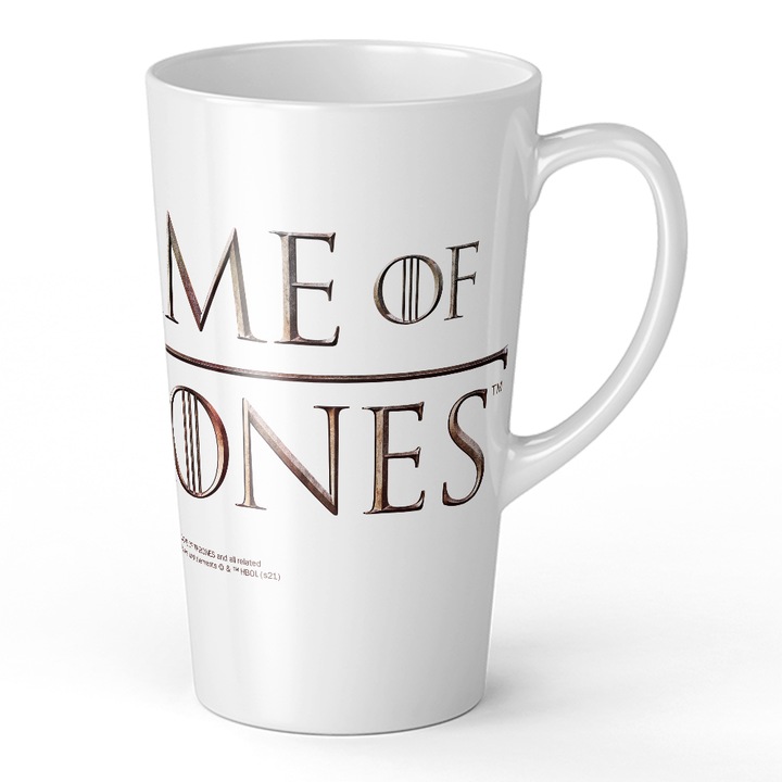 Cana Game of Thrones, Ert Group, design 040, alb, 450ml