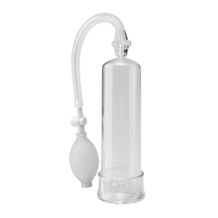 Секс помпа Pipedream Beginners Power Pump, ABS, прозрачна, 200 мм