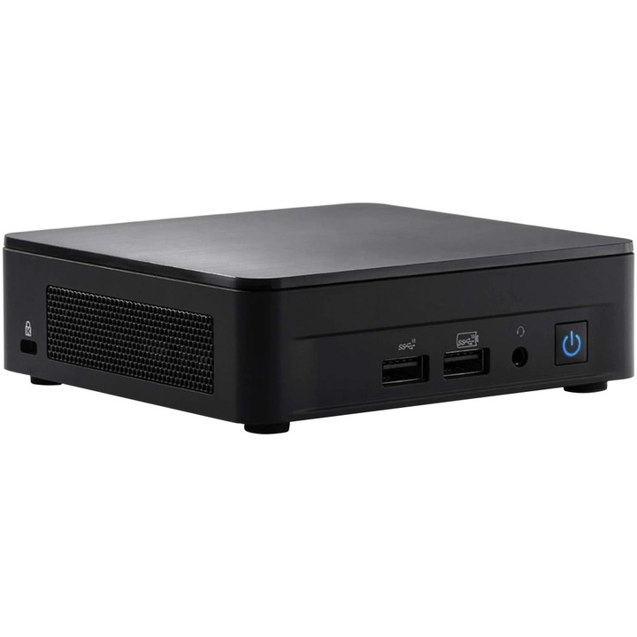 Asus NUC12WSKi5 NUC 12 Pro Kit Mini asztali számítógép, Intel® Core™ i3-1220P, RAM nélkül, Tárhely nélkül, Intel® UHD Graphics, NoOS, EU tápkábel, Fekete