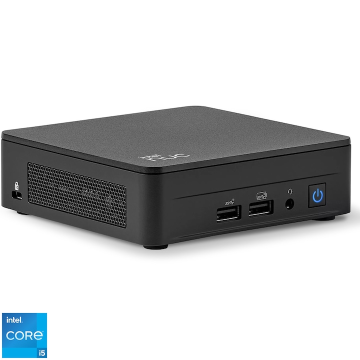 Mini PC Asus NUC 13 Pro NUC13ANKi5, Intel® Core™ i5-1340P, Без RAM, Без хранилище, Intel® Iris® Xe Graphics eligible , No OS, EU cord, Black