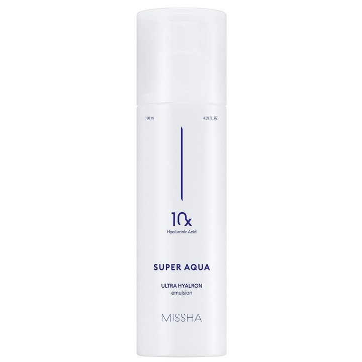 Hidratáló emulzió, Missha, hialuronsav/ceramid, fehér, 130 ml