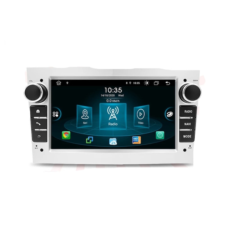 Mp5 Player, За Opel, V1, 1GB, 16GB, 2Din, WiFi, Радио, 4x45, сребрист
