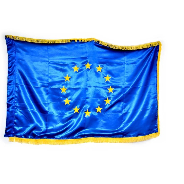 Знаме на ЕС с ресни, дим. 135 х 90 см