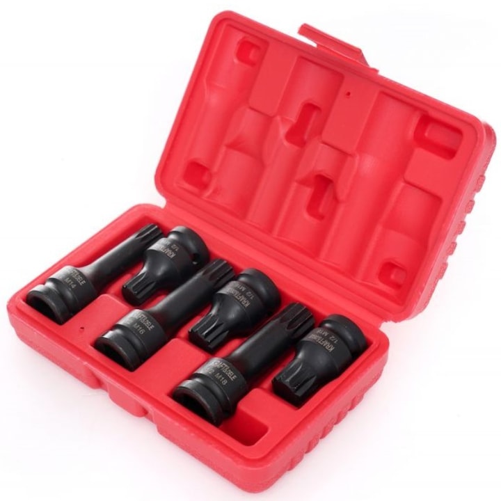 Impact dugókulcs készlet, 1/2" 6 db, KD11761, Kraft&Dele