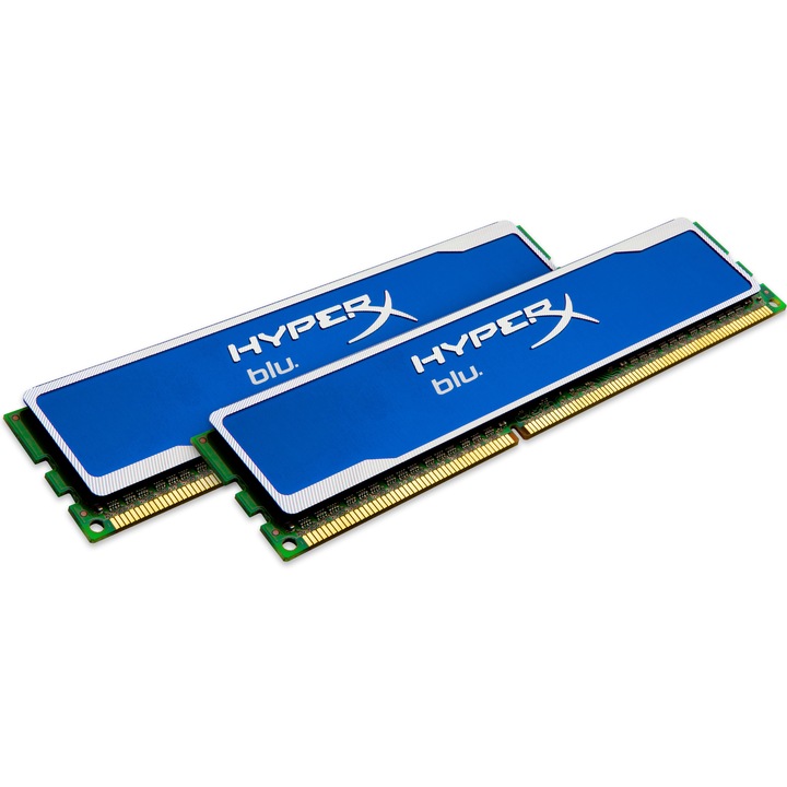 Memorie Kingston HyperX blu Kit 16GB (2x8GB), DDR3, 1600MHz, CL10