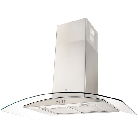 Hota incorporabila decorativa Hansa OKP931GH, Putere de absorbtie 548.3 mc/h, 1 motor, 90 cm, Inox