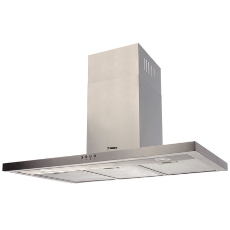 Hota incorporabila decorativa Hansa OKP931TH, Putere de absorbtie 548.2 mc/h, 1 motor, 90 cm, Inox