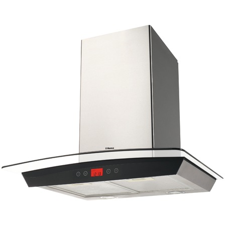 Hota incorporabila decorativa Hansa OKP662GH, Putere de absorbtie 548.3 mc/h, 1 motor, 60 cm, Inox/Sticla