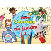 disney - coloram si ne jucam 1 planse de colorat cu activitati distractive imagen 45_0_
0