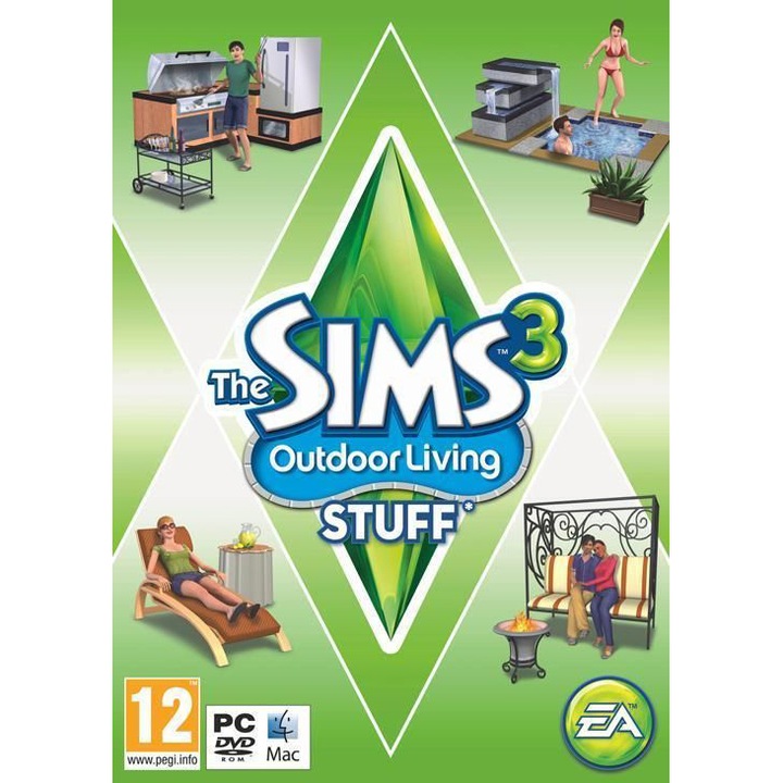 Игра Sims 3: Outdoor Living Stuff за PC