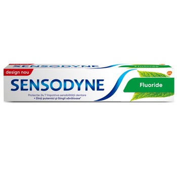 Pasta de dinti Sensodyne Fluoride, 100 ml Pasta de dinti Sensodyne Fluoride, 100 ml