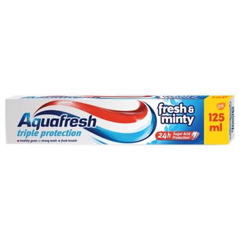 Pasta de dinti Aquafresh Fresh N Minty, 125ml Pasta de dinti Aquafresh Fresh N Minty, 125ml