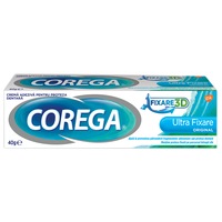 Pachet promo: 2 x Crema adeziva pentru proteza dentara Corega Ultra Fixare Original, 40 g