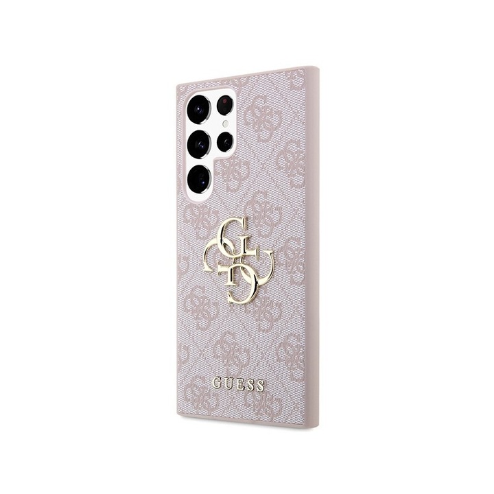4G Big Metal Logo Samsung Galaxy S24 Ultra Pink