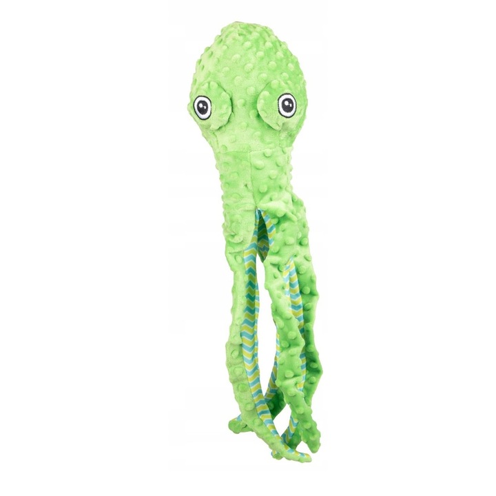 Jucarie pentru caini Wesolypupil Octopus S, verde, 35cm
