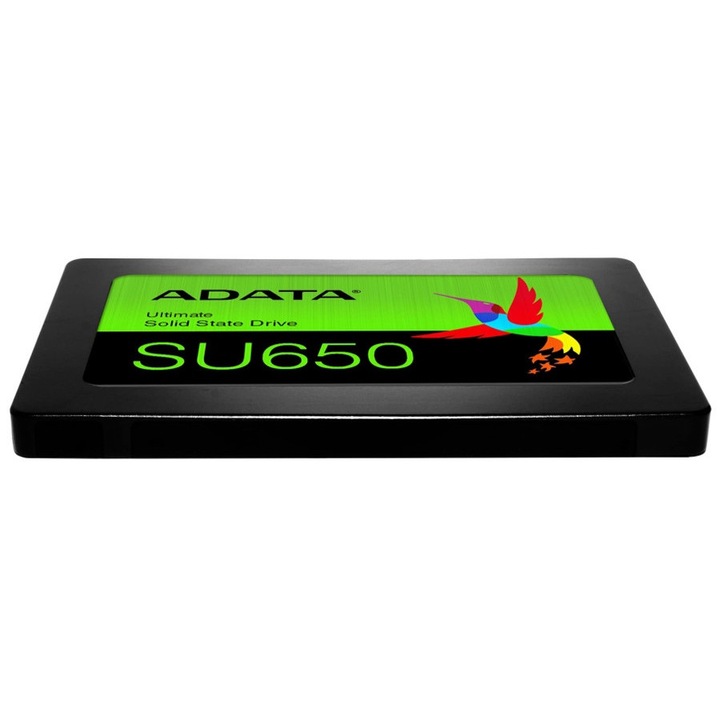 Ssd, Adata, Ultimate Su650, 100.45x69.85x7 mm, Capacitate 240 GB, Format 2.5", Conector Sata 6 GB/S, Greutate 59.5 G, Albastru