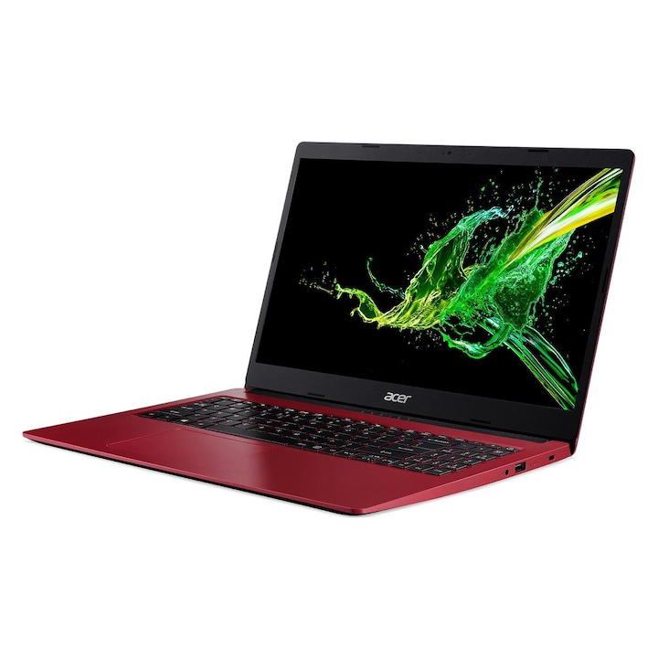 Laptop Acer Aspire 3, Celeron Dual Core N4020, 8GB, SSD 256GB, 15.6", FHD, Negru