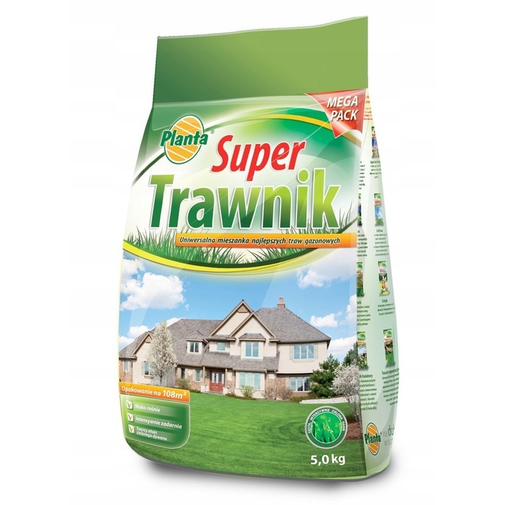 Super Trawnik pázsitmag, Planta, Szárazságálló, 5 kg