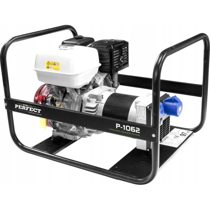 Generator, Stalco, 400 V, 8.7 kW, Negru/Alb/Argintiu