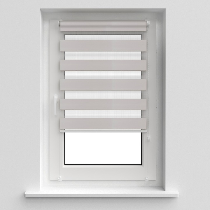 Jaluzea rulou, DecoDesign, Poliester, 80x140, Gri