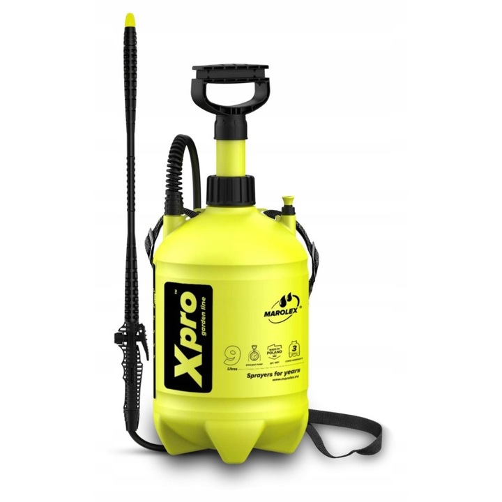 Ръчна пръскачка Marolex 9 л Жълта