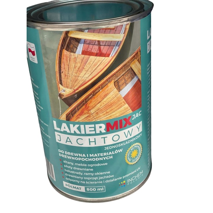 Lac, Inchem, impermeabil, semi-lucios, lemn, 800ml