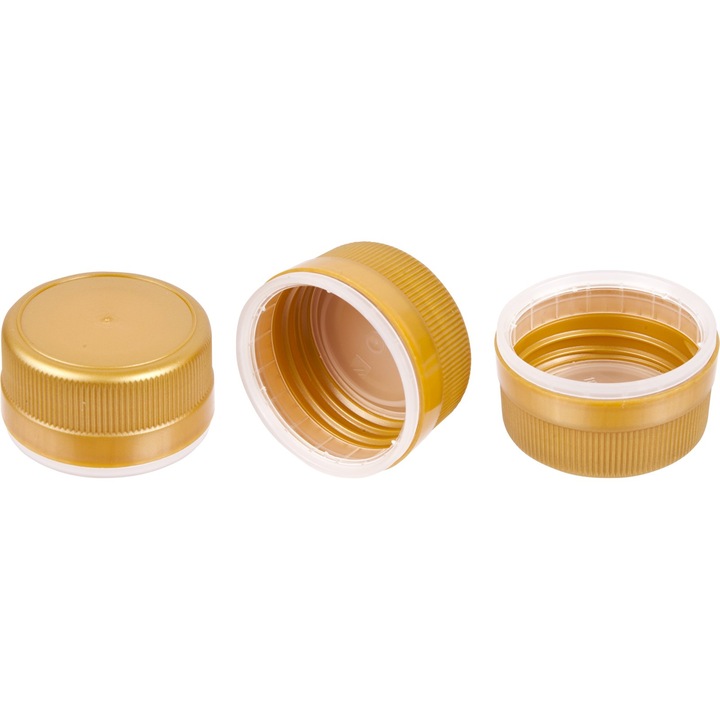 Set 3 Capace, Biowin, 5/3/2 L, auriu