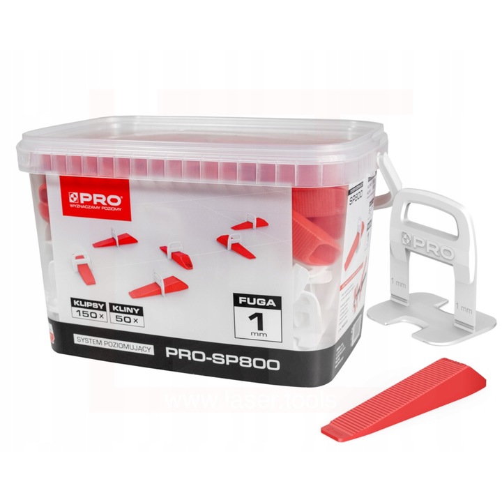 Set 200 Pene de montaj, Pro, portocaliu/alb