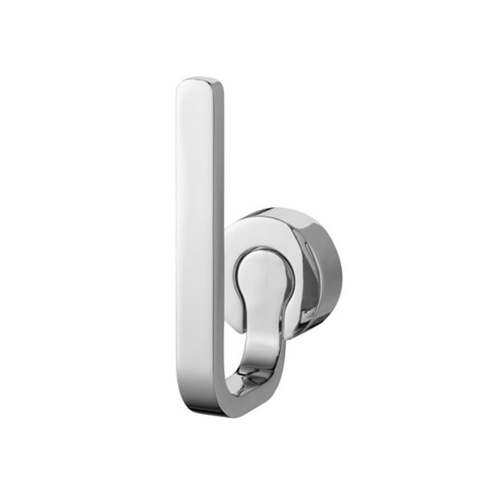 Suport hartie igienica, Bisk, Aliaj, Argintiu