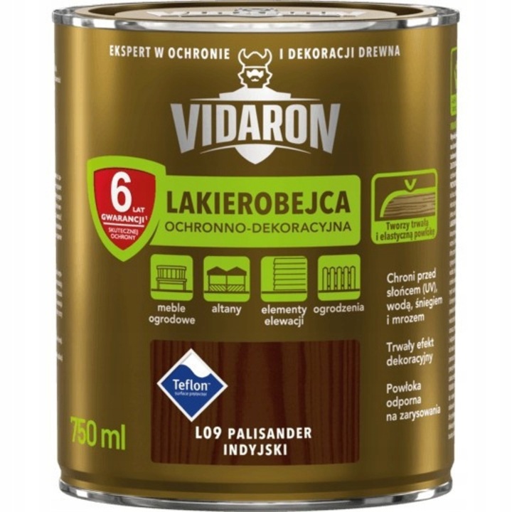 Lac pe baza de solvent, Vidaron, 0,75 l