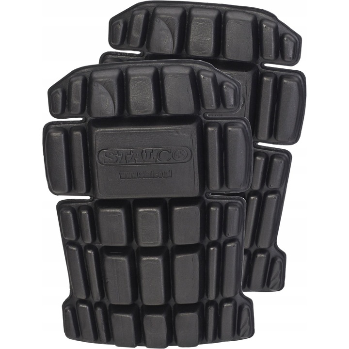 Set 2 genunchiere de protectie, Stalco, Spuma, Negru