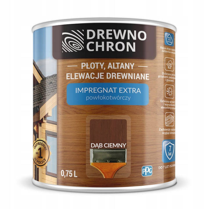 Боя за дърво, Drewnochron, 750 мл, Тъмен дъб