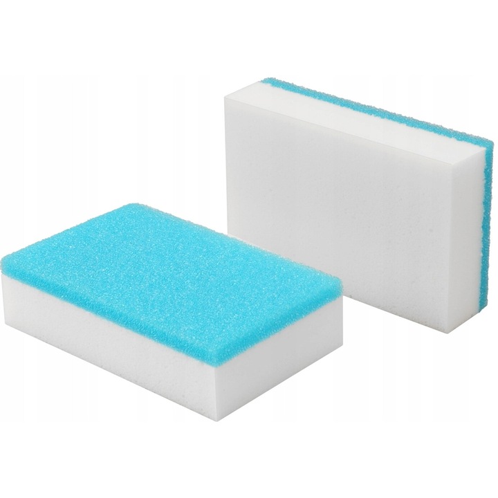 Set 2 bureti de vase, Ravi, Alb/Albastru