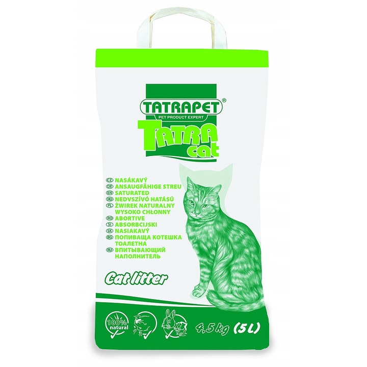 Granule pentru litiera, Tatrapet, 5l/4.5kg