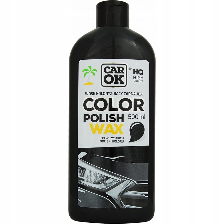Ceara coloranta auto, Car OK, 500 ml, Negru