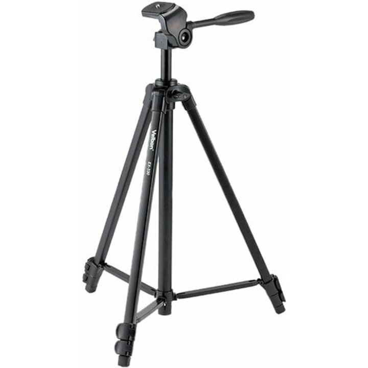 Trepied camera DSLR, Velbon, 145 cm, Negru