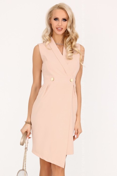 Rochie, Merribel, Matemia, Poliester, Bej, L