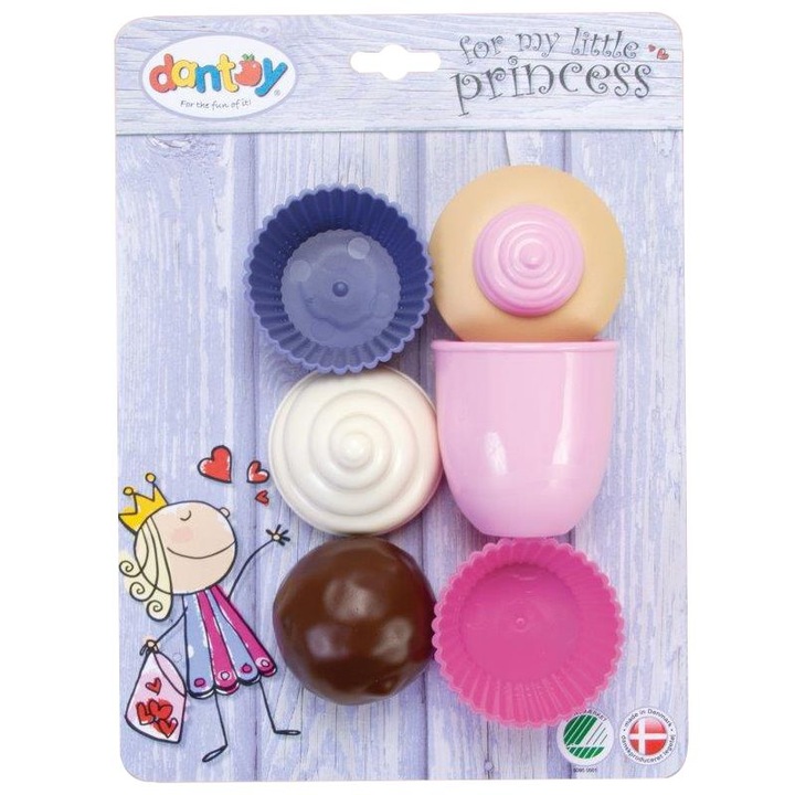 Set bucatarie copii, Dantoy, Plastic, Model desert, Multicolor