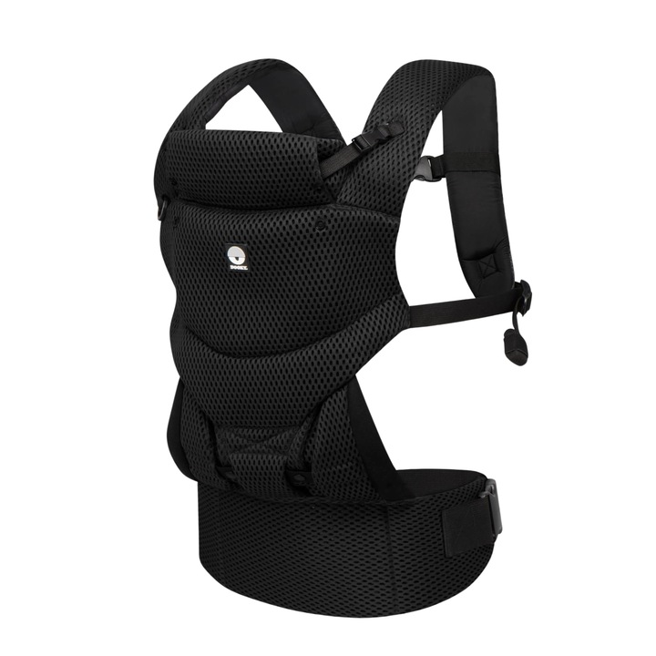 Marsupiu Urban Comfort, Dooky, Negru, 0-3 ani