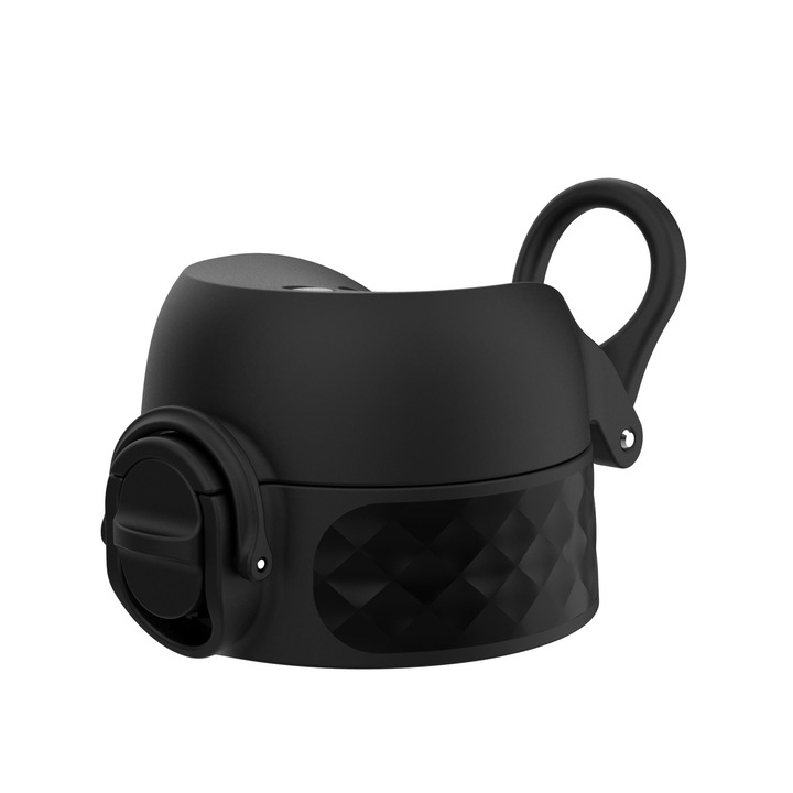 Capac sticla, Ion8, Plastic, Negru