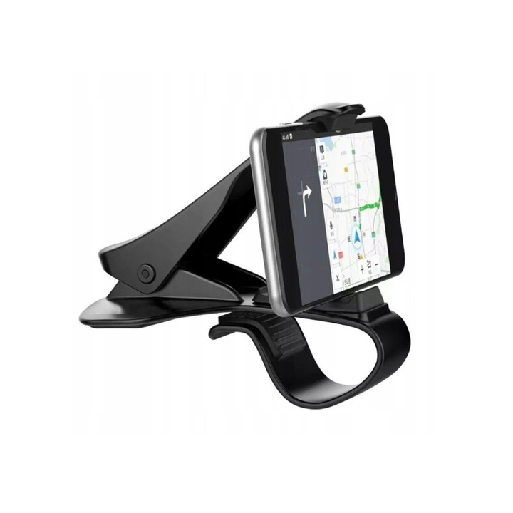 OEM Autós tartó, műszerfalon, univerzális, mobiltelefonhoz, fekete