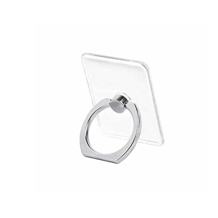 Telefon vagy tablet tartozék: Popsocket gyűrűvel, ezüst