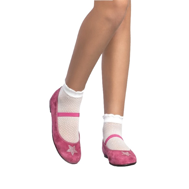 Чорапи за момиче Cecilia de Rafael, LIDIA TOB, Бял