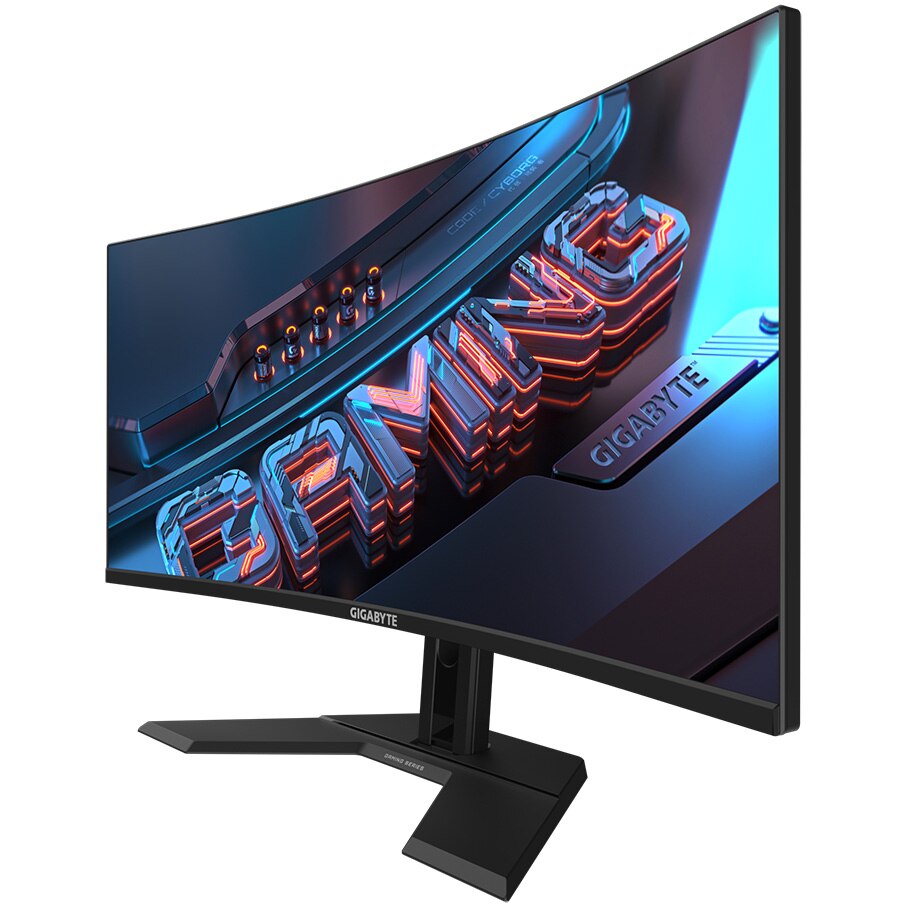 Монитор Gaming Gigabyte GS34WQC, 34", VA, UWQHD, 3‎440 x 1440, HDMI ...