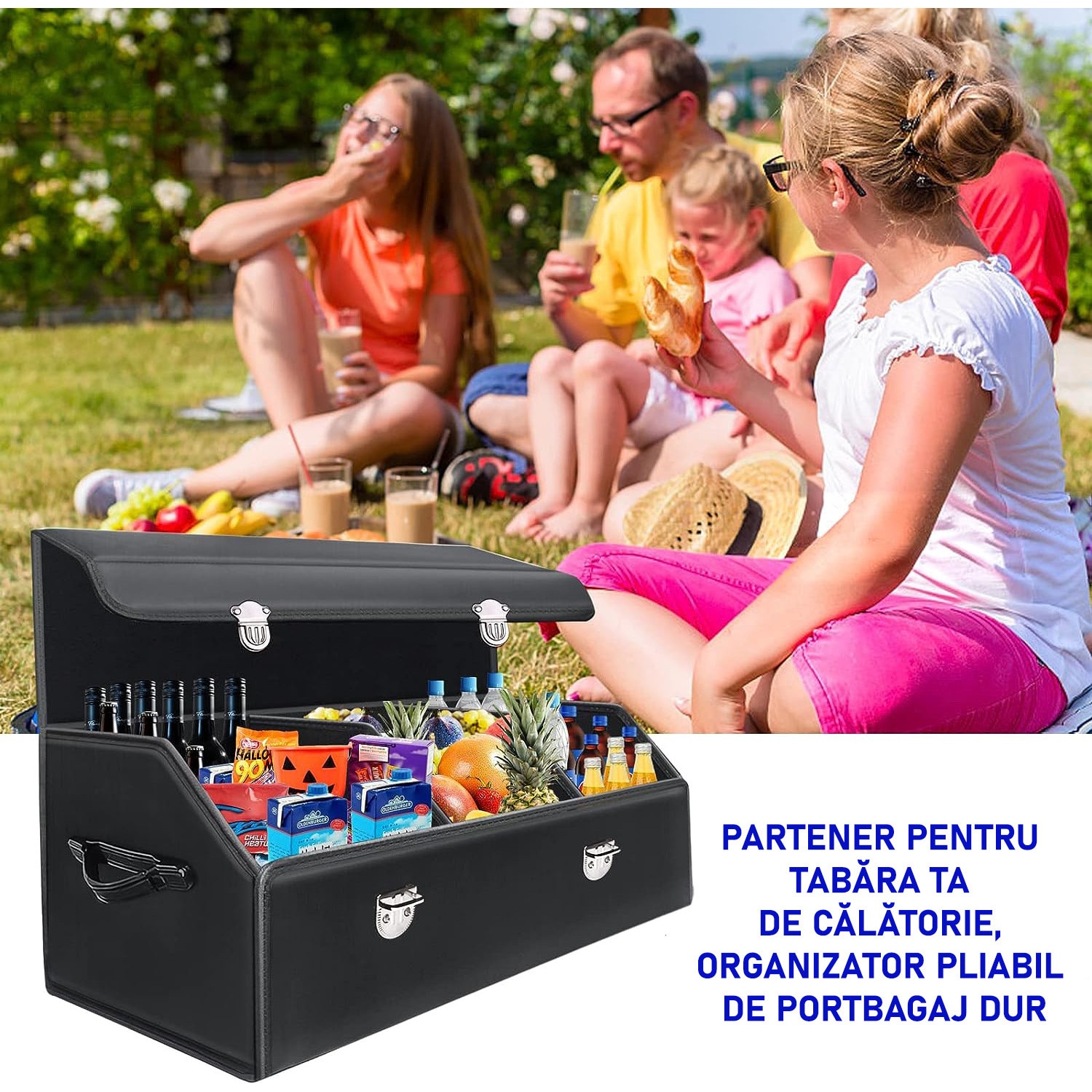 Organizator portbagaj auto Premium NextWave®️, Multifunctional