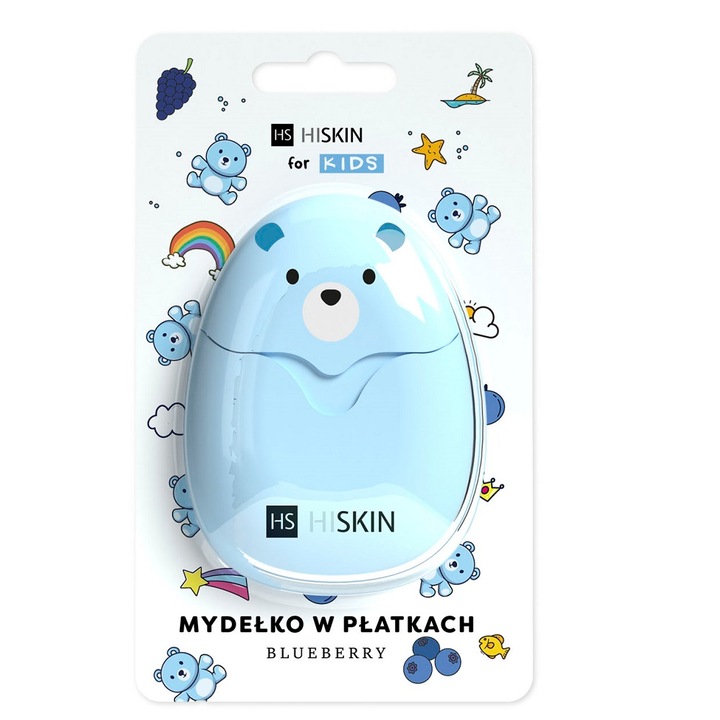 Sapun de maini pentru copii, Hiskin, Parfum afine