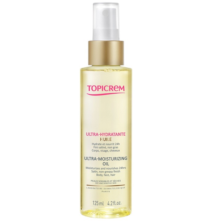 Topicrem Ultra-Moisturizing Oil testolaj hidratáló hatású 125 ml