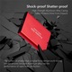 Външен хард диск SSD, Алуминий, TB51, Портативен, USB 3.0, 1TB, червен