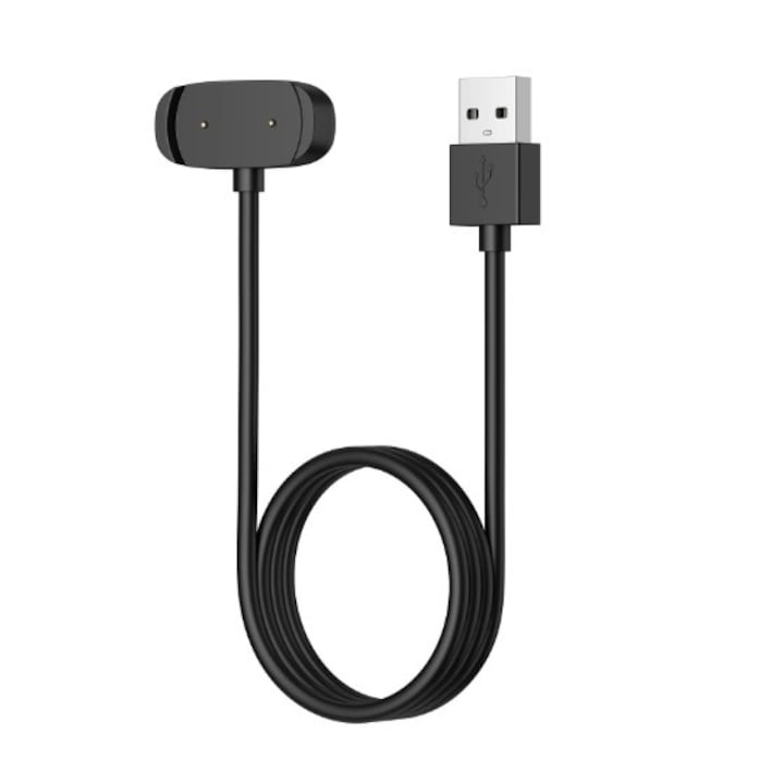 USB töltő Amazfit T-Rex Pro és GTS 2 Minihez, fekete, PHN Mag, 1 méter